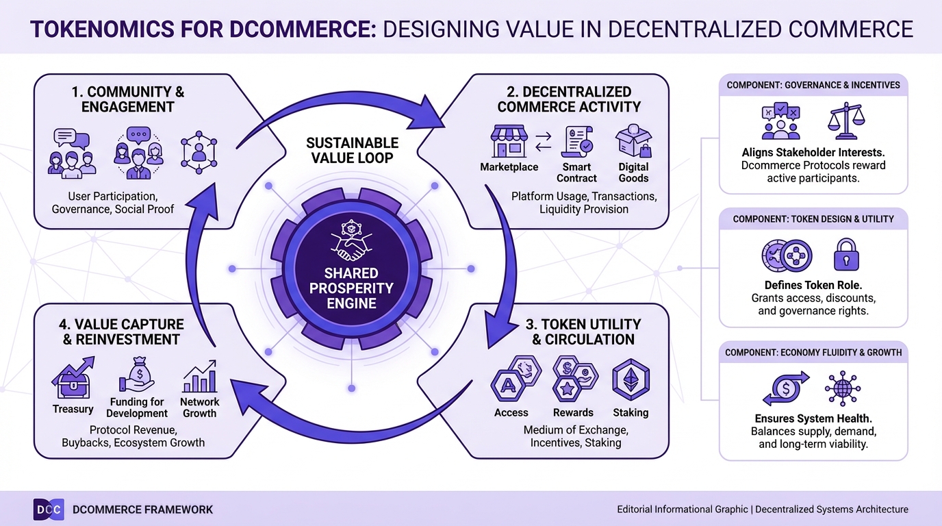 Tokenomics for Dcommerce: Designing Value in Decentralized Commerce