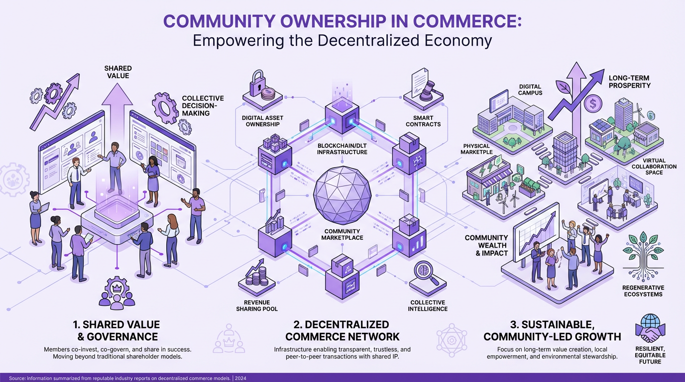 Community Ownership in Commerce: Empowering the Decentralized Economy