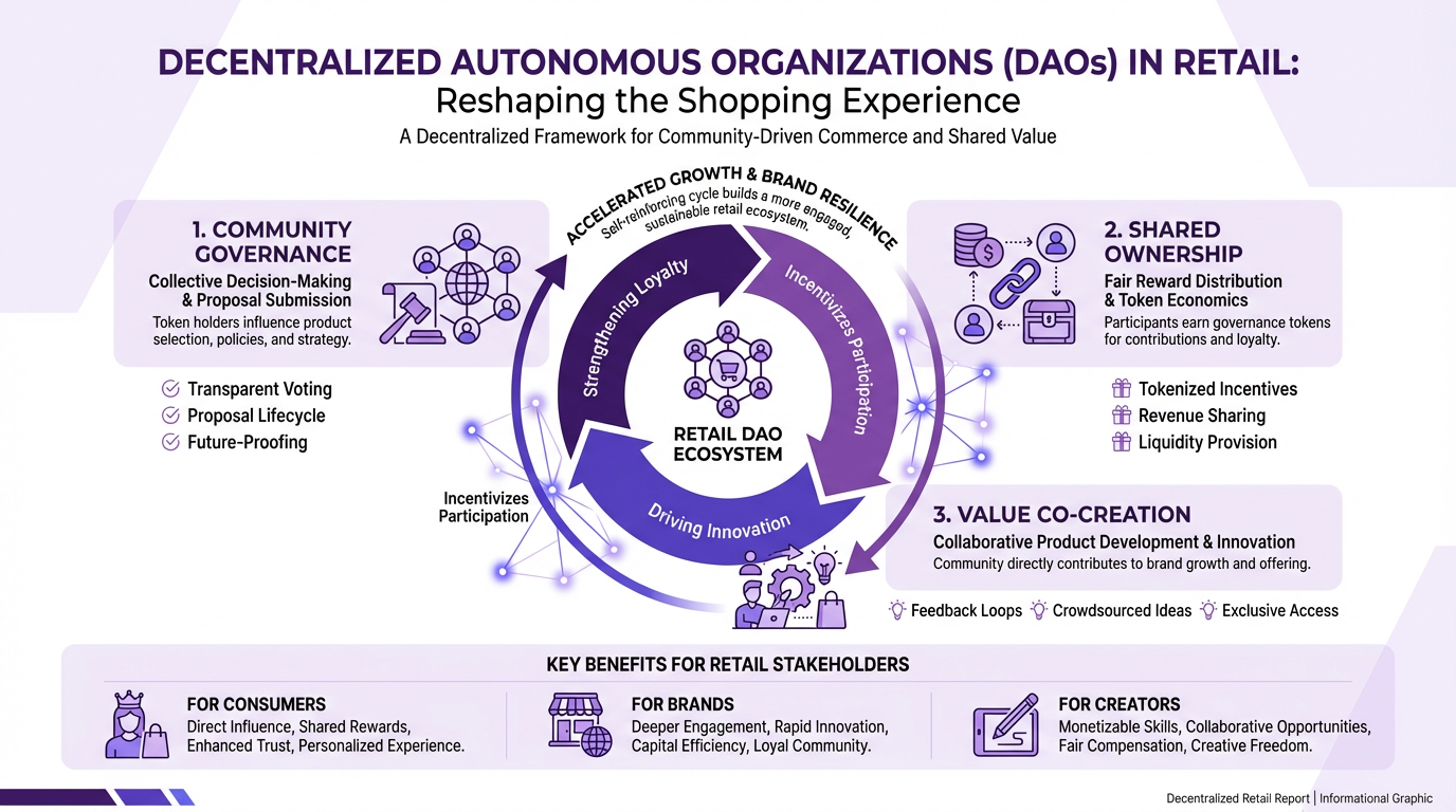 Decentralized Autonomous Organizations for Retail: Reshaping the Shopping Experience