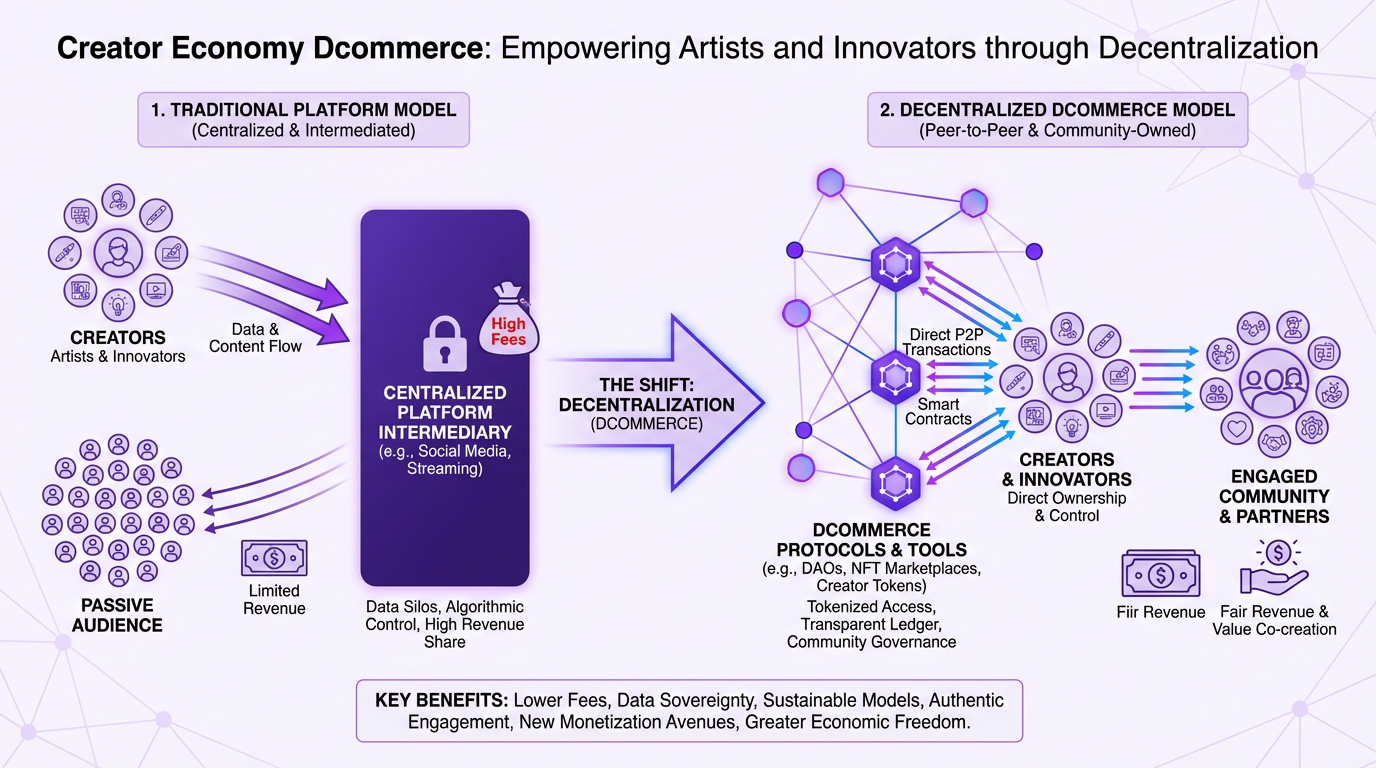 Creator Economy Dcommerce: Empowering Artists and Innovators with Decentralization