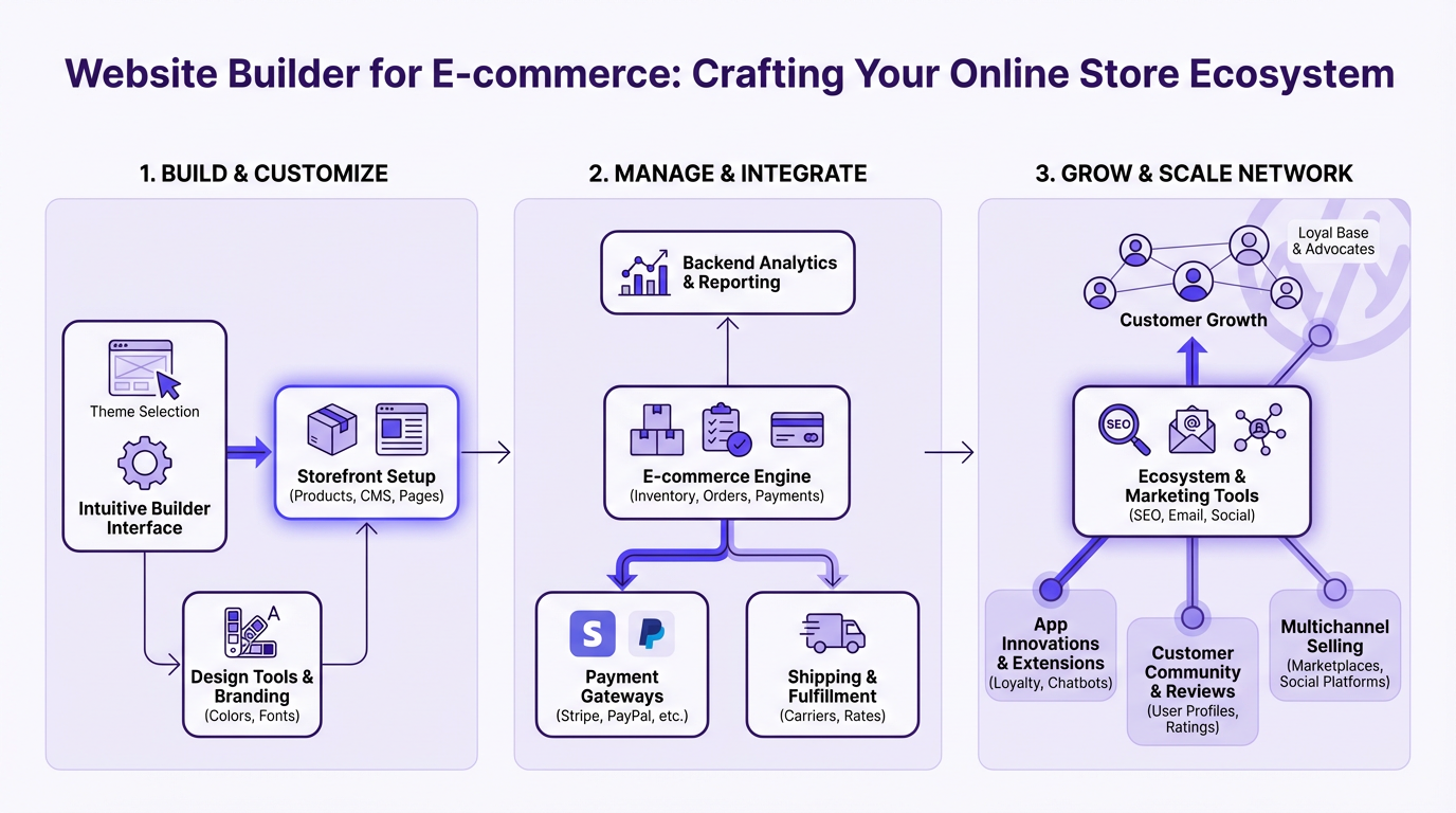 Website Builder for E-commerce: Crafting Your Online Store with Ease