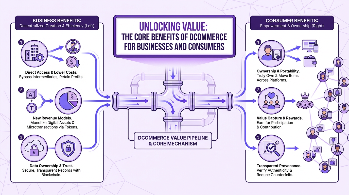 Unlocking Value: The Core Benefits of Dcommerce for Businesses and Consumers