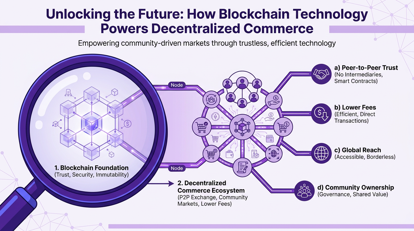 Unlocking the Future: How Blockchain Technology Powers Decentralized Commerce