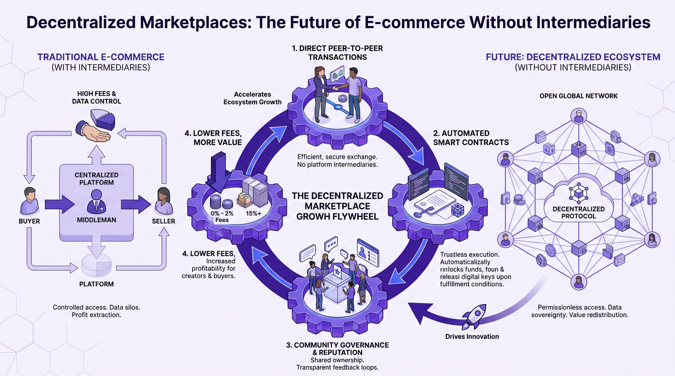 Decentralized Marketplaces: The Future of E-commerce Without Intermediaries