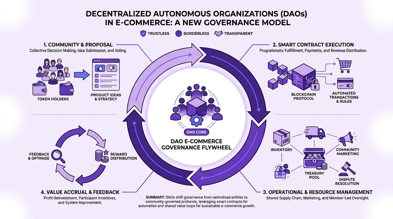Decentralized Autonomous Organizations (DAOs) in E-commerce: A New Governance Model