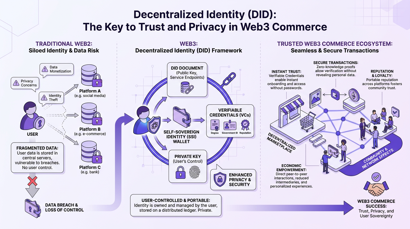 Decentralized Identity: The Key to Trust and Privacy in Web3 Commerce