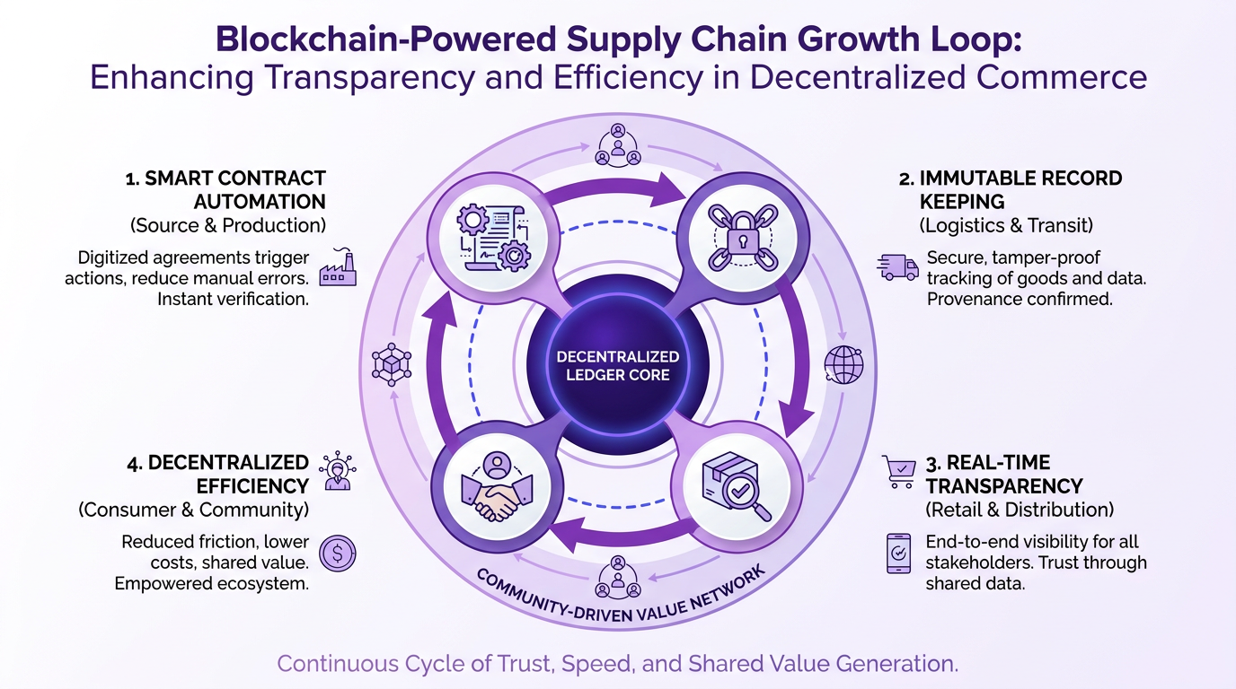 Blockchain-Powered Supply Chains: Enhancing Transparency and Efficiency in Decentralized Commerce